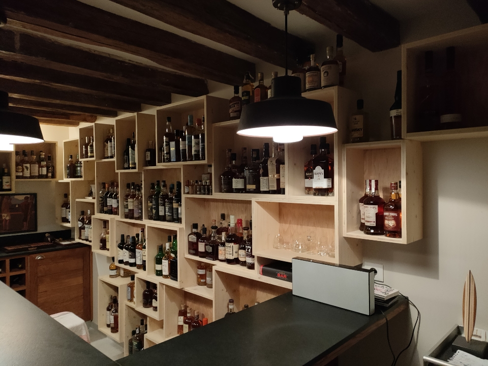 M2H MENUISERIE HUET Menuisier Laval Caisson Ouvert En 3 Plis Epicea